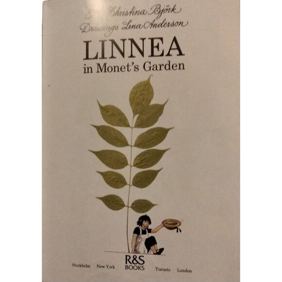 Linnea in Monets Garden Anderson Bjork Hardcover Dust Jacket - Picture 6 of 9